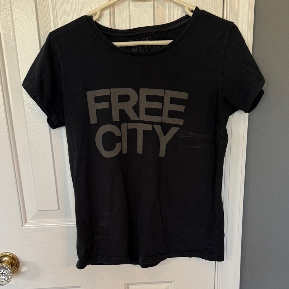 Freecity Black Short Sleeve Tee